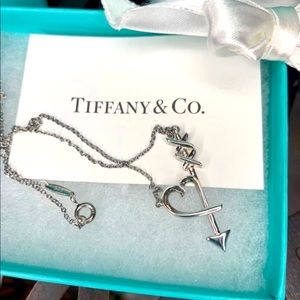 Tiffany & co. Heart and arrow necklace